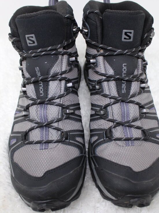 Salomon X Ultra Mid 2 Spikes GTX Boots Mens 9 Black Magnet Hiking Outdoor Shoes main image 15